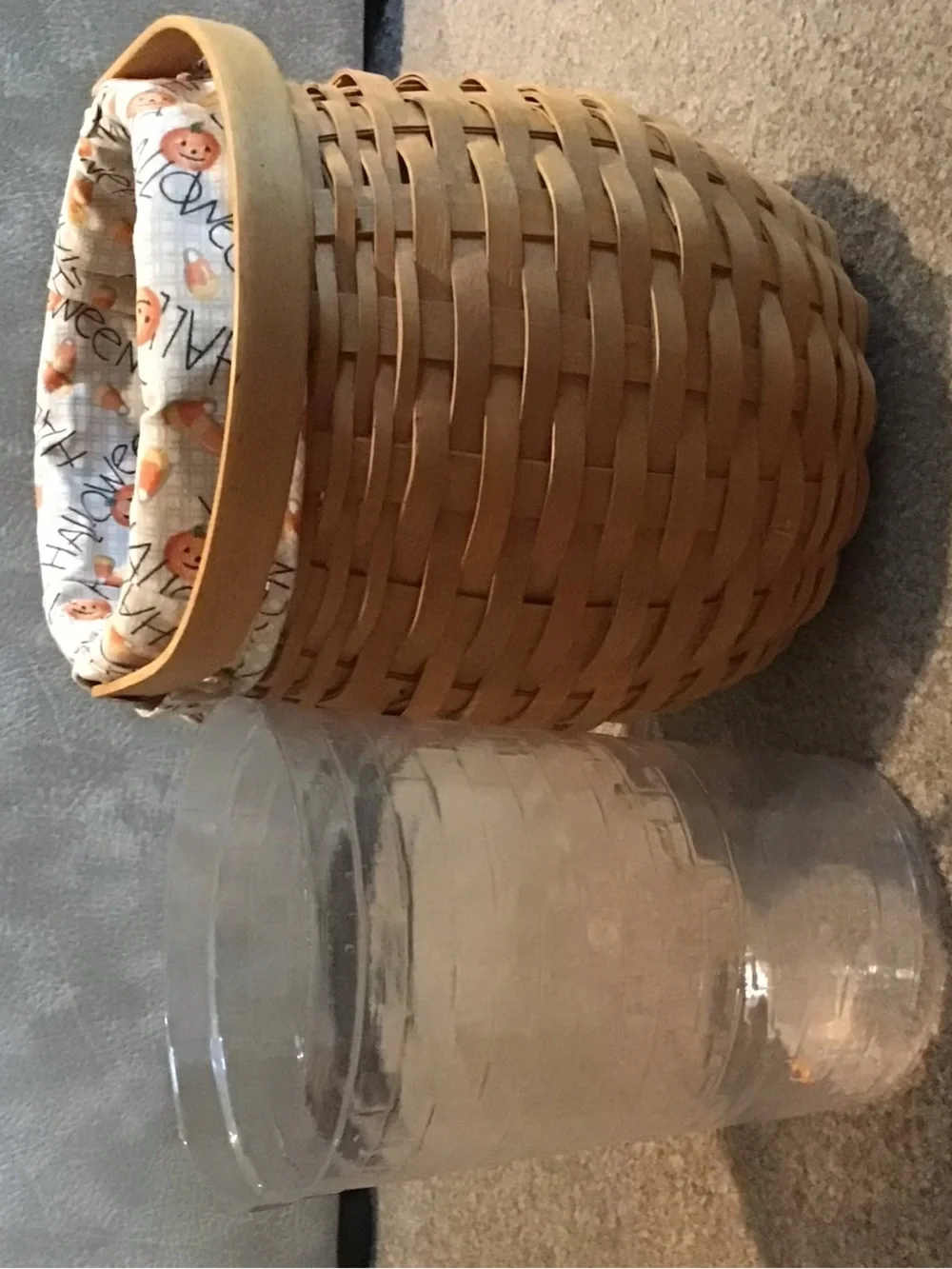 Longaberger 2000 Fall October Fields Basket Combo w/ Liner & Protector